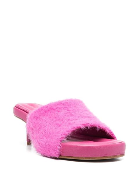 Jacquemus textured-finish open-toe sandals - Pink - zdjęcie produktu nr 2