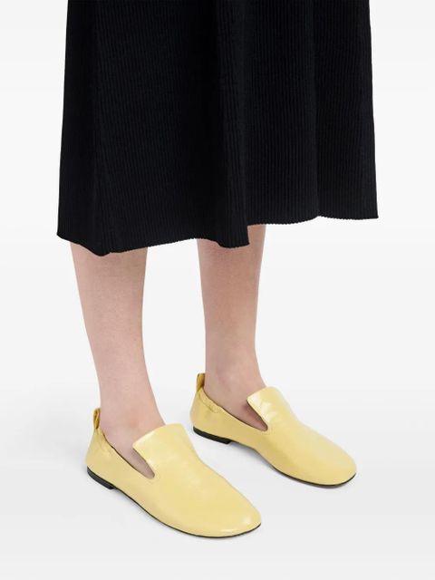Proenza Schouler glove ruched loafers - Yellow