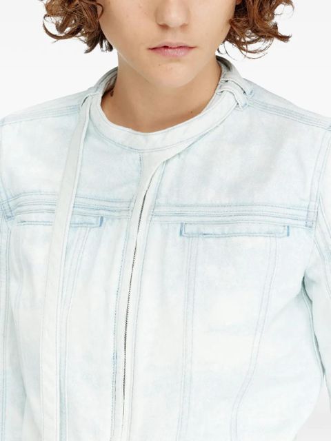 Diesel De-Saphix-Fsi zip denim jacket - Blue