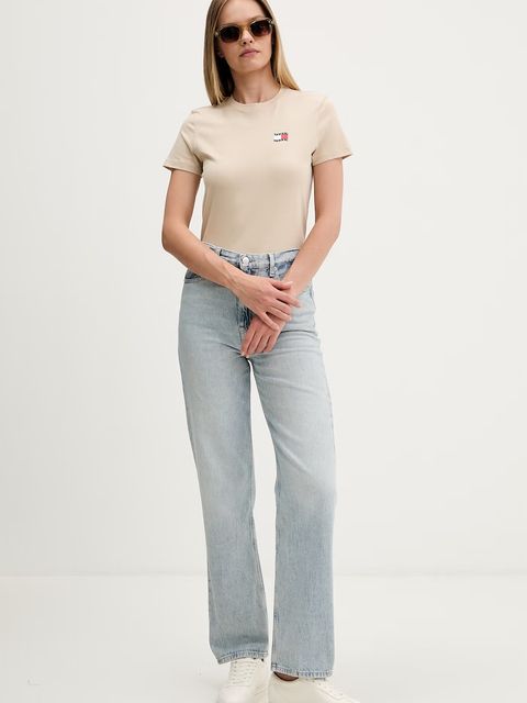 Tommy Jeans T-shirt damski bawełniany - zdjęcie produktu nr 1