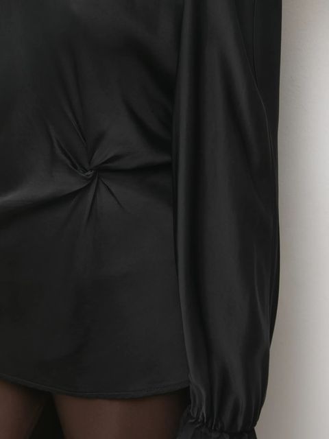 Answear.LAB bluzka damska kolor czarny gładka