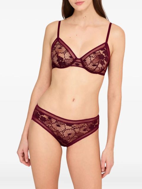 ERES Chataigne floral-lace full-cup bra - Purple - zdjęcie produktu nr 2