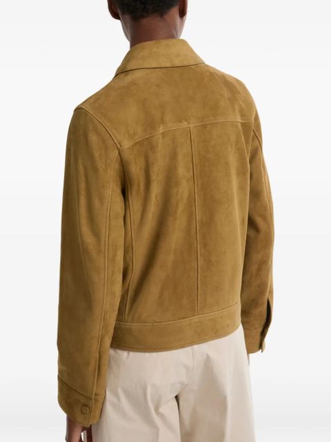 Yves Salomon double-sided lambskin jacket - Brown