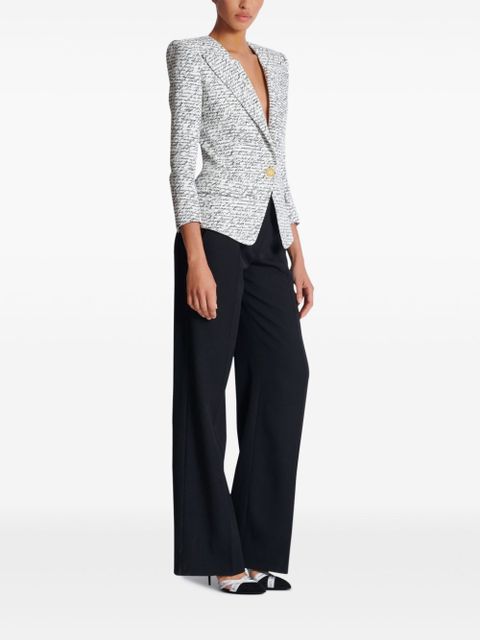 Balmain Love Letter tailored jacket - White