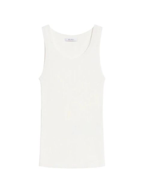 Max Mara ribbed vest - White - zdjęcie produktu nr 1