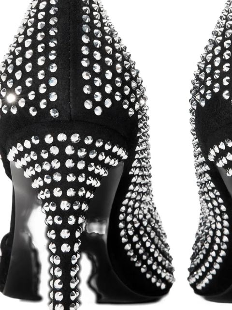 ROTATE BIRGER CHRISTENSEN rhinestone stiletto pumps - Black