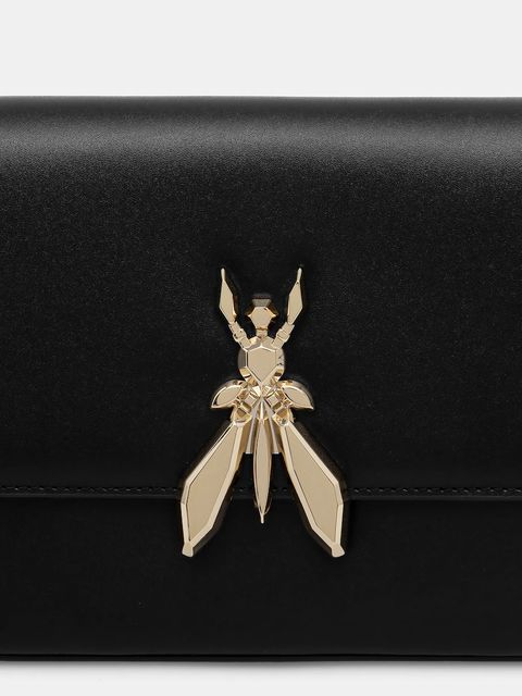 Patrizia Pepe torebka skórzana kolor czarny 8B0229 L061 - zdjęcie produktu nr 2