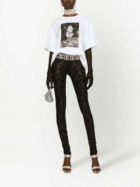 Dolce & Gabbana KIM DOLCE&GABBANA mini Sicily satin top-handle bag - Silver - zdjęcie produktu nr 2