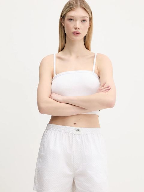 Vans top bawełniany kolor biały VN000M8UWHT1