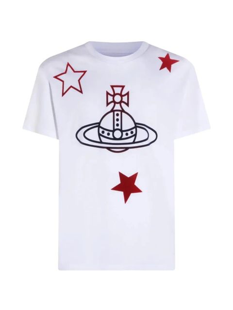 Vivienne Westwood Orb and Stars Classic cotton T-shirt - White - zdjęcie produktu nr 1