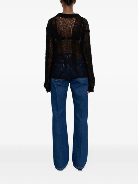 OUR LEGACY Academy V-neck cardigan - Black