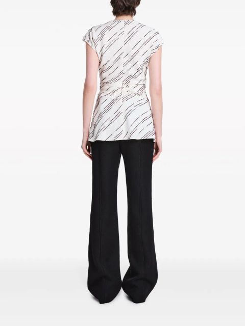 Proenza Schouler Stella striped blouse - White