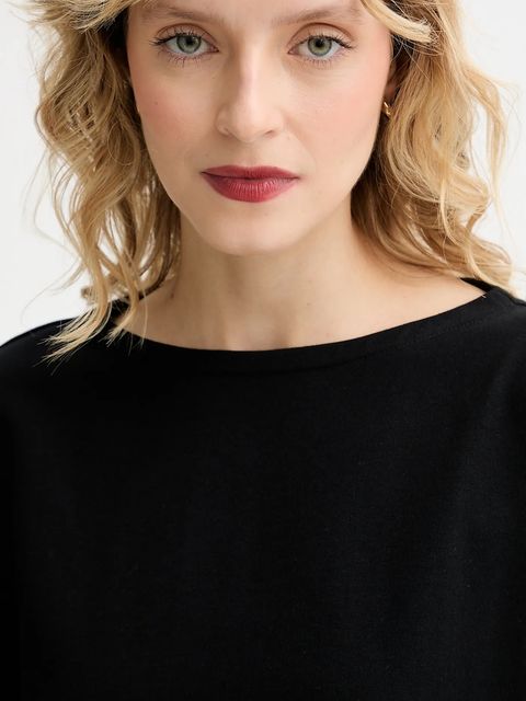 MUUV. t-shirt bawełniany MUUV. x Answear damski kolor czarny