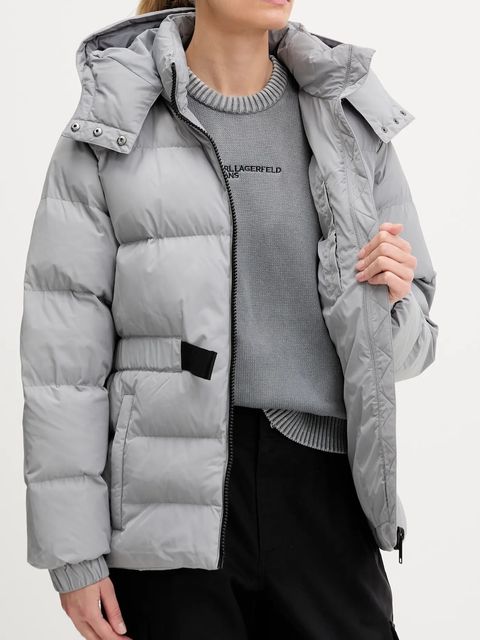 Karl Lagerfeld Jeans kurtka kolor szary zimowa A3W15023 - zdjęcie produktu nr 2