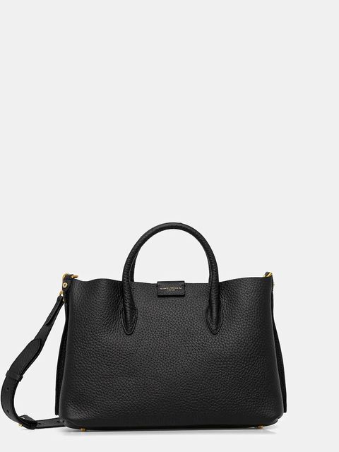 Gianni Chiarini torebka skórzana ARETHA kolor czarny BS.11832.RNGDBL - zdjęcie produktu nr 1