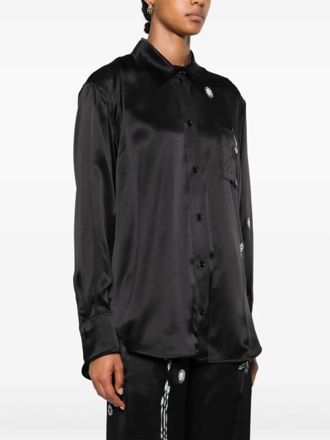 Victoria Beckham silk shirt - Black