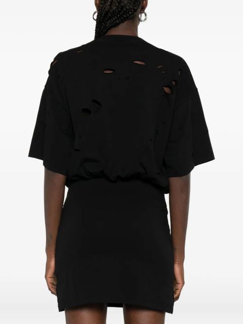 AREA distressed mini dress - Black - zdjęcie produktu nr 2