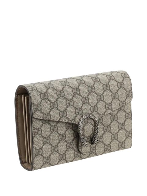 Gucci Dionysus GG Supreme wallet-on-chain - Neutrals