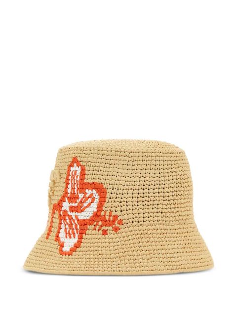 Prada crochet bucket hat - Neutrals - zdjęcie produktu nr 2