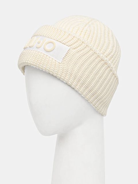 Liu Jo czapka kolor beżowy 2F5057.M0300 - zdjęcie produktu nr 2