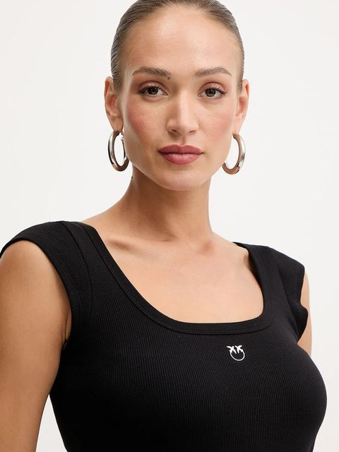 Pinko t-shirt damski kolor czarny 105511 A2RC