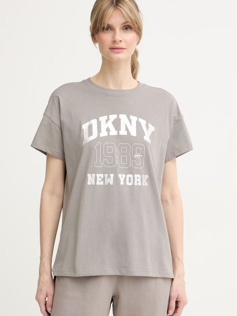 DKNY T-shirt damski bawełniany - zdjęcie produktu nr 1