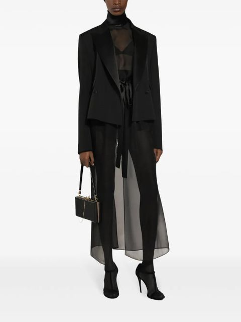 Dolce & Gabbana High-neck blouse - Black - zdjęcie produktu nr 2