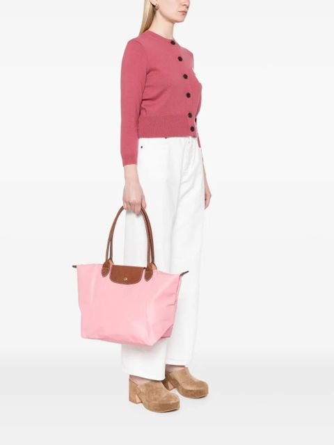 Longchamp large Le Pliage tote bag - Pink - zdjęcie produktu nr 2
