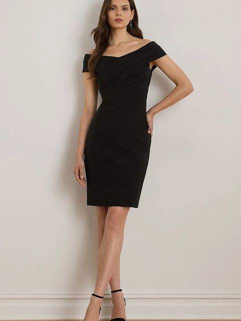 Lauren Ralph Lauren sukienka kolor czarny mini dopasowana 253936390 - zdjęcie produktu nr 1