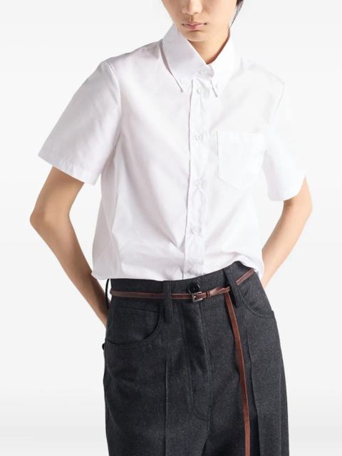 Prada patch-pocket shirt - White