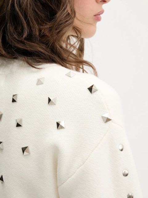 Never Fully Dressed kardigan damski kolor beżowy NFDKN676