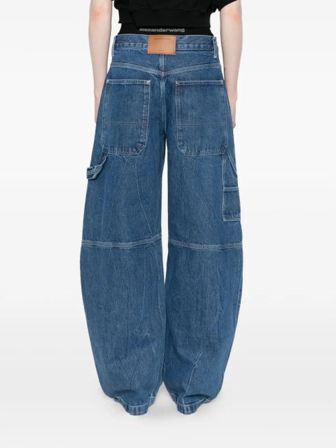 Alexander Wang cotton mid-rise jeans - Blue