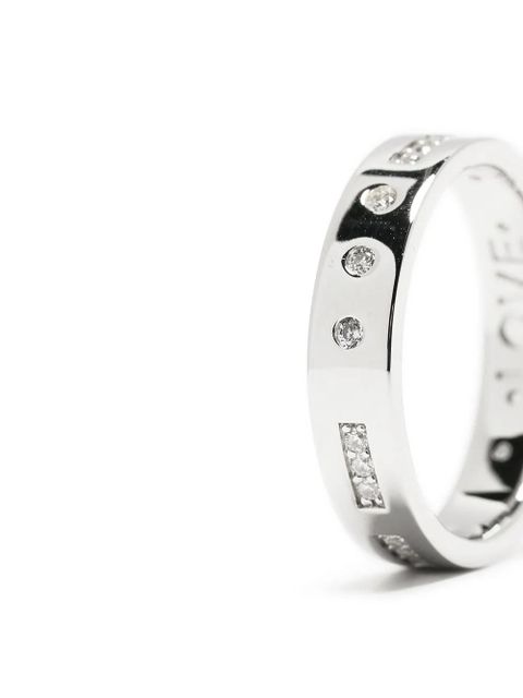APM Monaco Love Morse Code ring - Silver - zdjęcie produktu nr 2