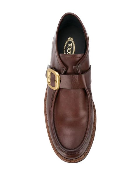 Tod's flatform Monk shoes - Brown
