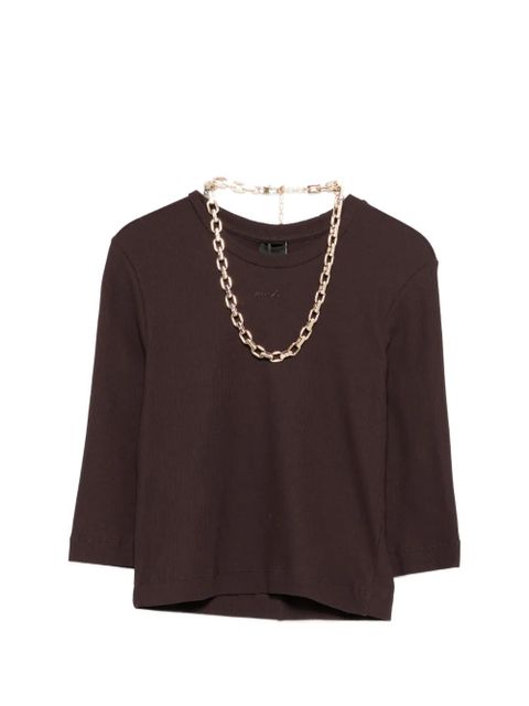 PINKO logo-detail T-shirt set - Brown - zdjęcie produktu nr 1