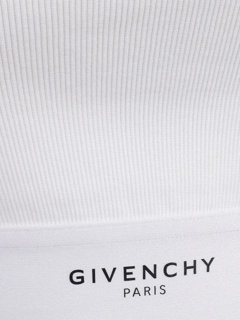 Givenchy logo-underband tank top - White