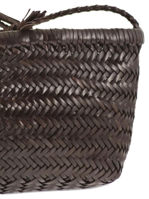 DRAGON DIFFUSION Minsu woven-design cross body bag - Brown