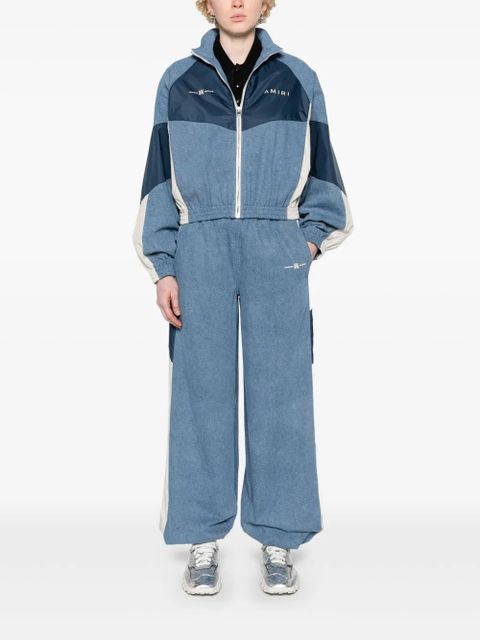 AMIRI drawstring chambray track pants - Blue - zdjęcie produktu nr 2