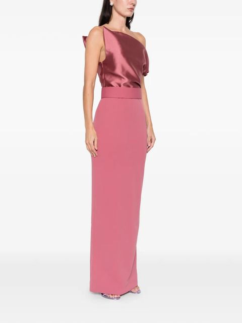 Solace London one-shoulder dress - Pink