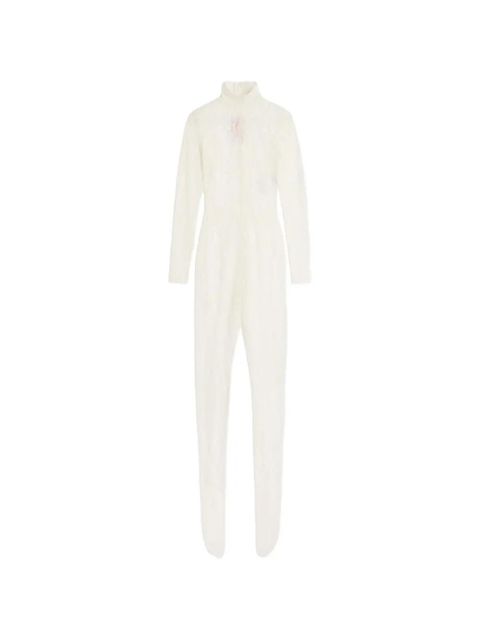 Valentino Garavani rebrodé-lace jumpsuit - White - zdjęcie produktu nr 1