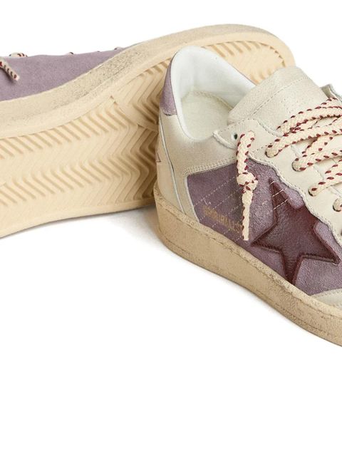 Golden Goose leather-star sneakers - Purple - zdjęcie produktu nr 2