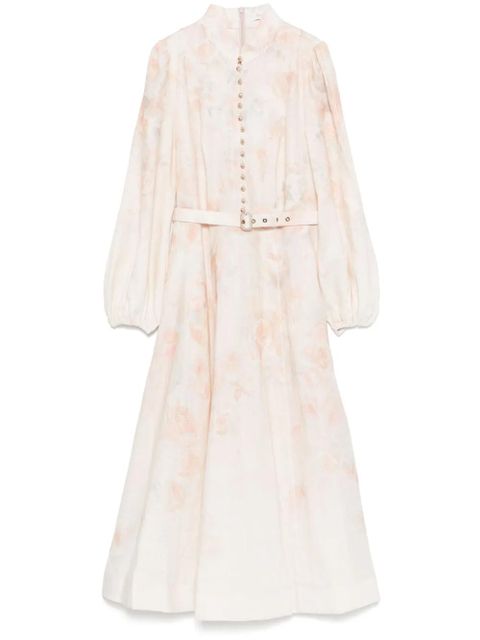 ZIMMERMANN Crushed midi dress - Pink - zdjęcie produktu nr 1