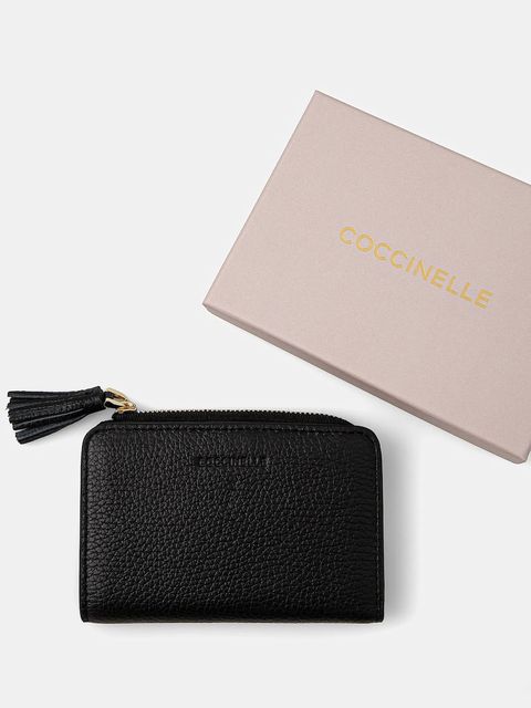 Coccinelle portfel skórzany TASSEL