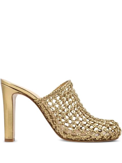 Ferragamo high-heeled mules - Gold - zdjęcie produktu nr 1
