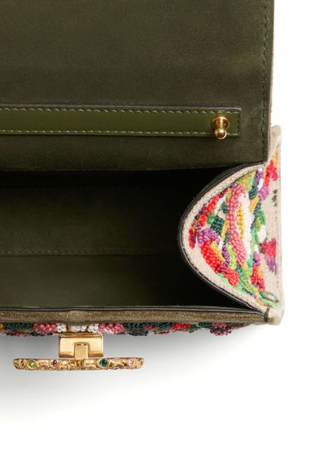 Valentino Garavani VSling embroidered mini bag - Neutrals