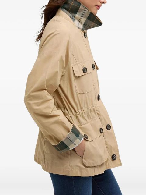 Barbour logo-embroidered jacket - Neutrals