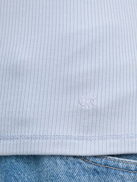 Calvin Klein top damski kolor niebieski K20K208246