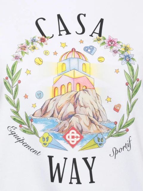 Casablanca graphic-print sweatshirt - White