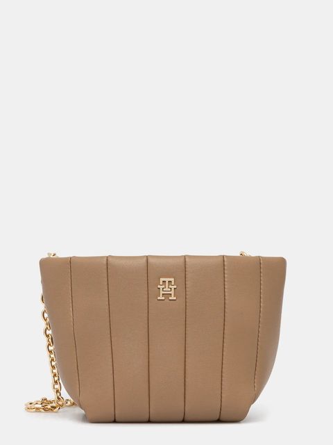 Tommy Hilfiger torebka kolor beżowy AW0AW17690 - zdjęcie produktu nr 1