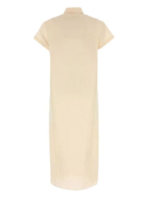 KHAITE midi shirt dress - Neutrals - zdjęcie produktu nr 2